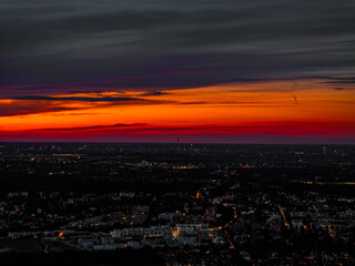 Berliner fernsehturm, Berlin TV Tower during sunset, Berlin Landscape, Germany © Beautiful World