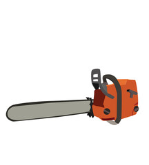 Fototapeta premium chainsaw.Chainsaw vector image. Chainsaw vector illustration