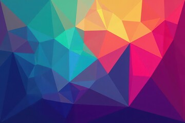 Fototapeta premium Abstract geometric mosaic of right-angled triangles in vibrant hues , colorful mosaic, triangle pattern
