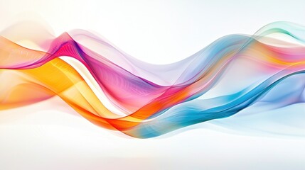 Abstract Colorful Waves: A Symphony of Hues and Movement