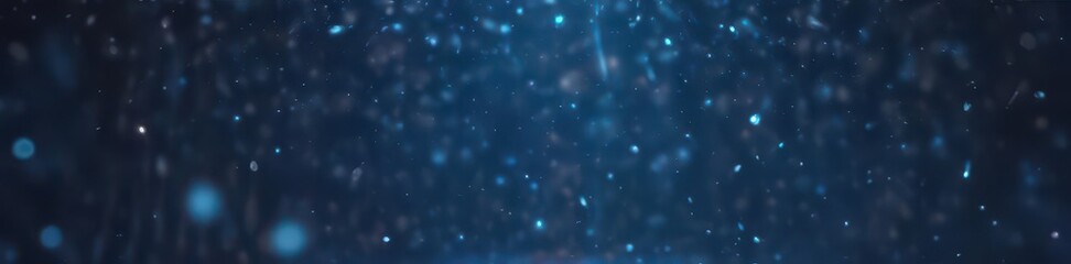Abstract blue sparkle background, glowing particles, bokeh effect, wallpaper, stars