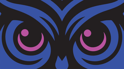 owl eyes background