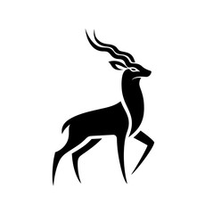 Timeless Blackbuck Design in Black