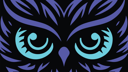 owl eyes background