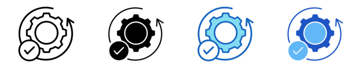 Recovery Arrow  Icon Set Multiple Style Collection