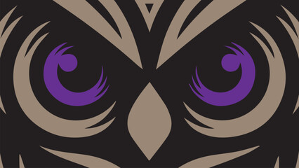 owl eyes background