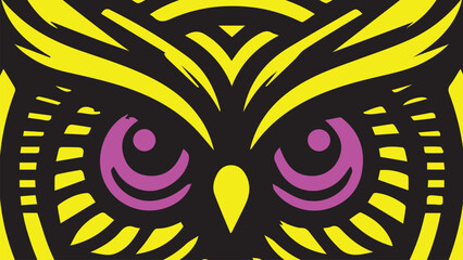 owl eyes background