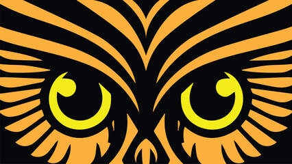 owl eyes background