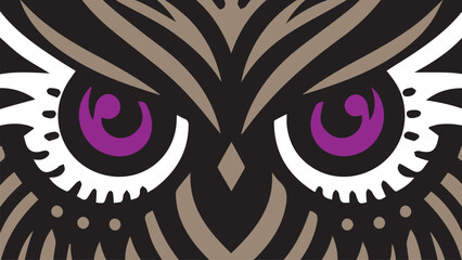 owl eyes background