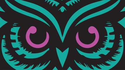 owl eyes background