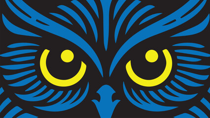 owl eyes background
