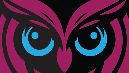 owl eyes background