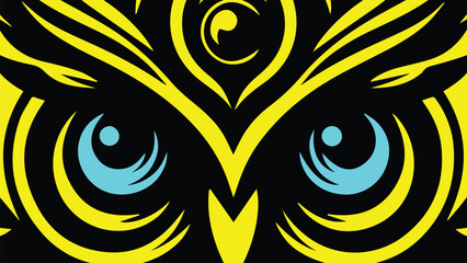 owl eyes background