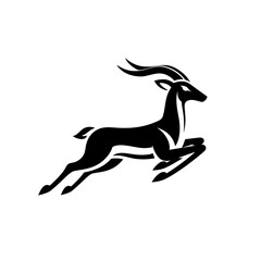 Fashion Logo with Blackbuck Animal