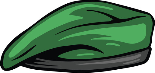 army beret hat illustration