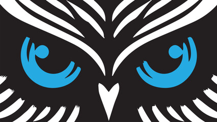 owl eyes background