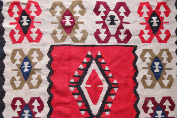 DETAIL OF A KILIM CARPET