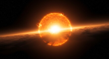 sun in space