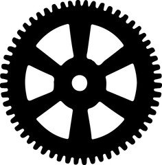 a gear icon, also known as a cogwheel or sprocket wheel. 