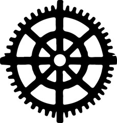 a gear icon, also known as a cogwheel or sprocket wheel. 