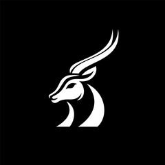 Unique Wildlife Blackbuck Logo Ideas