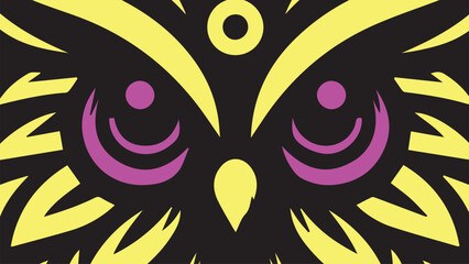 owl eyes background