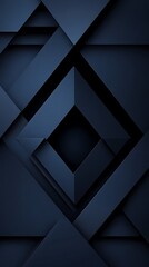 Fototapeta premium Modern dark blue geometric background