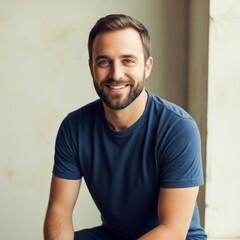 portrait of a handsome young man