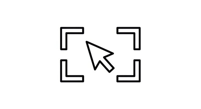 Cursor Click Selection Icon