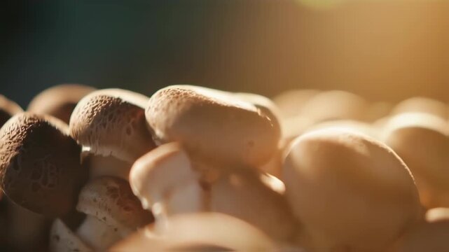 Mushrooms Ready for Harvest