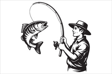 A Fisherman's Silhouette