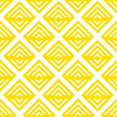 Vector seamless stylish pattern - yellow minimalistic design icon