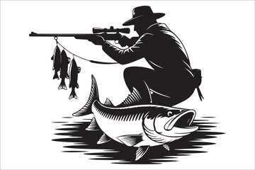 A Fisherman's Silhouette