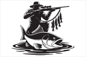 A Fisherman's Silhouette