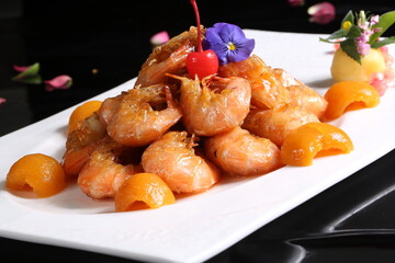 Chinese cuisine, Cantonese cuisine, Yuanbao shrimp