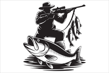 A Fisherman's Silhouette