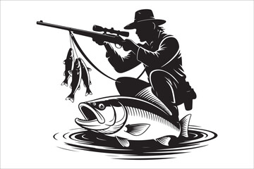 A Fisherman's Silhouette