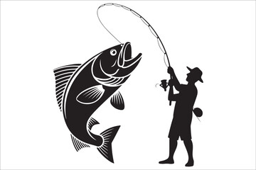 A Fisherman's Silhouette
