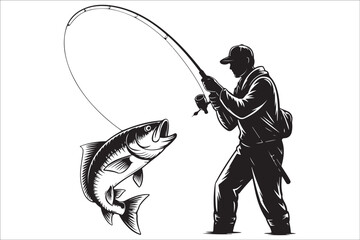 A Fisherman's Silhouette