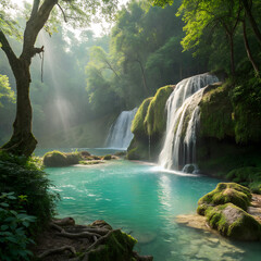 waterfall in the forest