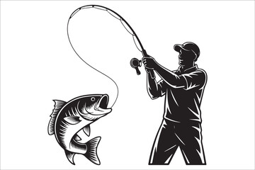 A Fisherman's Silhouette