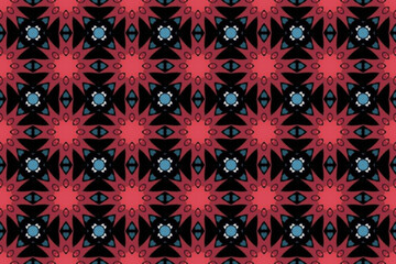 Seamless Perspective Cloth Tile Texture Wallpaper Visual Art Textile Design Interior Digital Background Shape Graphic Luxury Fabric Endless Symmetric Fashion Decoration Geometric Template Pattern.