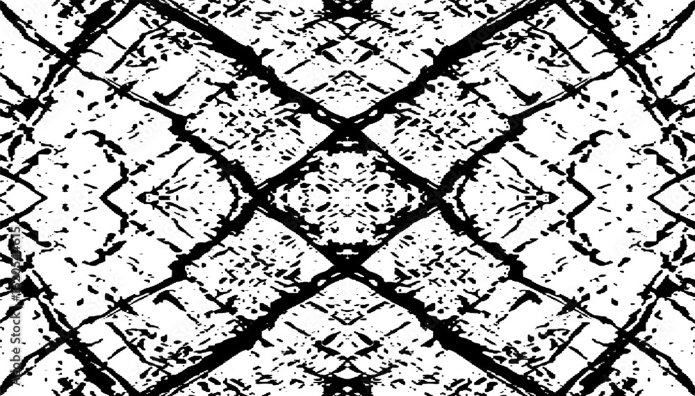 Poster black and white abstract and grunge pattern for modern background and jersey design. fully editable 