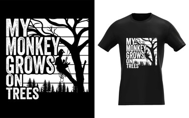 Arborist Mens Tree Climber Vintage My Money Grows On Trees