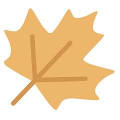 Bright yellow flat maple leaf, commonly associated with autumn trees and seasonal changes.