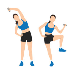 Dumbbell Ab Workout for Core Strength.