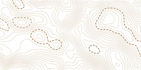 Vector seamless background. Stylish linear texture. Monochrome vector texture. Wavy graphic background. The wavy lines. Topographic map
