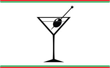 Classic Martini Glass Icon