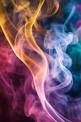 Fototapeta premium abstract neon smoke background