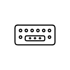 Minimalist icon a password keypad security access